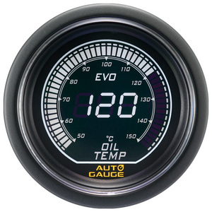 52mm araba yarışı Tuning dijital LCD elektrikli otomatik dijital yağ sıcaklık ölçer - Product Image 2
