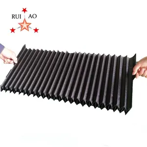 Flexible Nylon Bellows Accordion Dust Cover For CNC Machine