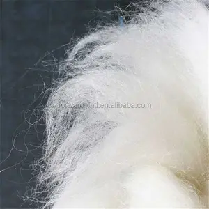 100% dehaired Inner Mongolian raw cashmere fiber white