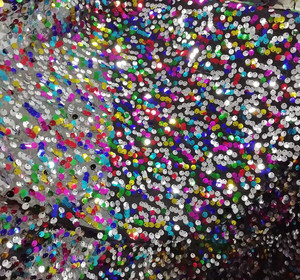 Clothing Fabric <strong>Materials</strong> <strong>Sequin</strong> Lace Fabric China Factory Wholesale Garments <strong>Materials</strong> - Product Image 3