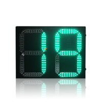 Display a due cifre per veicolo incrociato da 800*600MM IP68 custodia per PC a due colori rosso e verde impermeabile per il conto alla rovescia del traffico