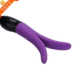 Kotak khusus gratis-2018 mainan seks silikon pria pertama mainan seks puting ganda Vibrator denyut nadi putar Anal - Product Image 2