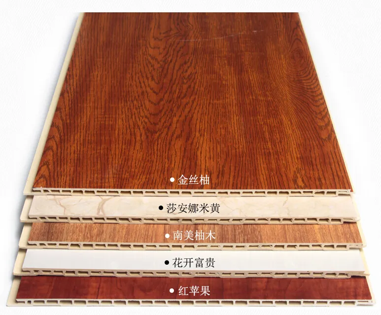 Bamboo and Wood Fiber WPC Wall Panels for Interior Decoration