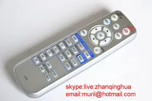 Télécommande universelle à 28 touches, 300 w ZF, gris, cxww, pour projecteur Sanyo Z800, avec grands boutons en caoutchouc Transparent