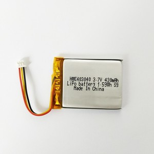 ליתיום פולימר סוללות 3.7V 430mah 450mAh <span class=keywords><strong>403040</strong></span> נטענת Lipo סוללה עבור אוזניות - Product Image 2