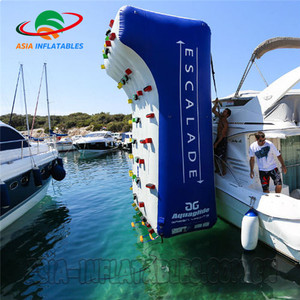 Inflatable Climbing Wall <strong>With</strong> <strong>Blob</strong> for Yacht Boat / Commercial Inflatable Yacht Slide Toys - Product Image 2