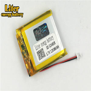 Plug 1,0-2 p <span class=keywords><strong>3</strong></span>,7 V 524038 1200 mAh rechargeable LiPo battery solar Li ion polymer lithium battery with PCM - Product Image 3