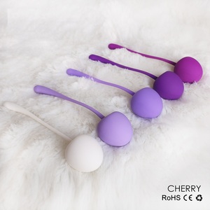 Silicone Cerise Geisha Poids Lot de 5- <span class=keywords><strong>Kegel</strong></span> Exercice Poids Vessie Dispositif de Contrôle et L'entraînement des Muscles Du Plancher Pelvien - Product Image 3