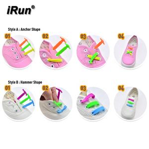 <span class=keywords><strong>IRun</strong></span>-cordones de silicona de grado alimenticio, respetuosos con el medio ambiente, sin cordones de sílice, cordones de Color Macaron personalizados, sin límite de cantidad mínima - Product Image 2