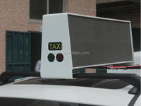 Panneau publicitaire mobile pour véhicule, étanche, 960x320mm, haute définition, haute luminosité, P2.5 P5, panneau LED extérieur pour toit de taxi