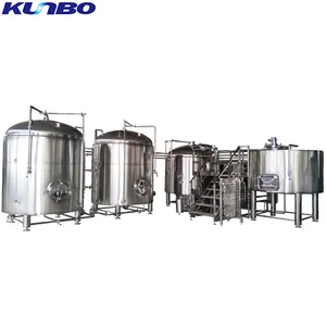 KUNBO Craft Brewery Beer 1000L 10BBL Mash Tun & Brew Kettle Beer Brewing Equipment