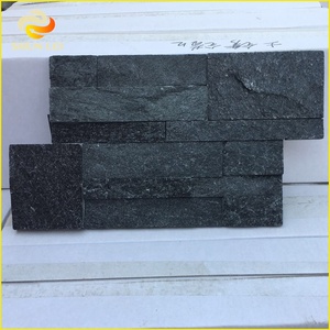 Più poco costoso Nero naturale quarzite rotto di finitura della parete <span class=keywords><strong>ledger</strong></span> pietra - Product Image 4