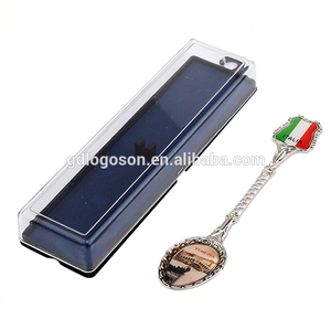 Hy Lạp Bộ Sưu Tập <span class=keywords><strong>Corfu</strong></span> Sáng Tạo Khắc Muỗng Lưu Niệm Muỗng Thủ Công Kim Loại Số Lượng Lớn Thìa Với Hộp Hiển Thị - Product Image 5