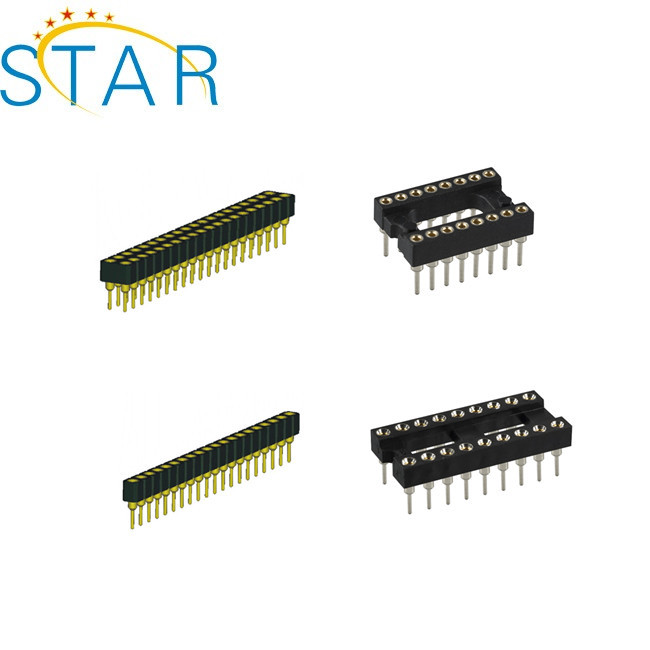10PCS IC Sockets DIP6 DIP8 DIP14 DIP16 DIP18 DIP20 DIP28 DIP40 2.54mm