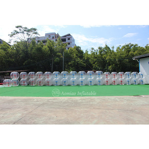 उच्च गुणवत्ता वाली रंगीन tppu विशाल <span class=keywords><strong>inflatable</strong></span> bpubbbbper सॉकर ज़ोर्ड फुटबॉल बॉल वयस्क और बच्चों के लिए