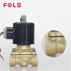 2W-160-15 <span class=keywords><strong>DN15</strong></span> 1/2 polegadas latão Normalmente Fechado AC220V DC12V DC24V 2 maneira Válvula Solenóide Elétrica Válvula Pneumática