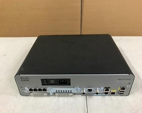 Used .-1941-SEC/K9  2-Port Gigabit Wired Router .1941