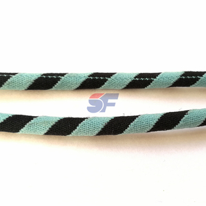 เชือกเส้นเล็กทอสีแดงพิมพ์โลโก้ได้ตามต้องการอุปกรณ์เสริมสำหรับการค้าที่เป็นธรรมพร้อมตะขอทำจากโพลีเอสเตอร์ - Product Image 5