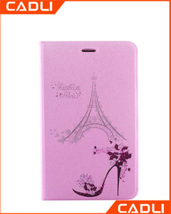 Moda Forro estuche de PU agenda estilo Torre Eiffel para iphone 7 7plus celular - Product Image 1