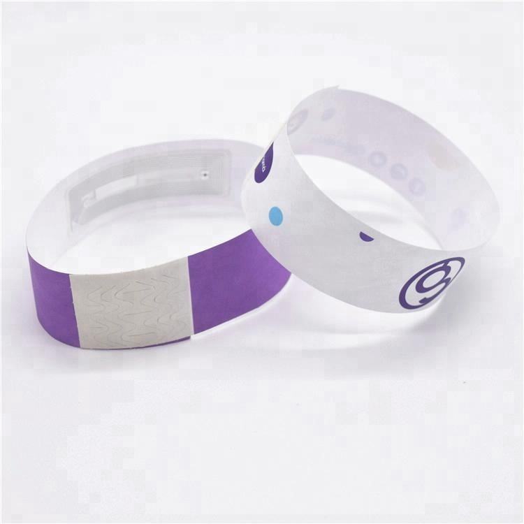 Disposable Medical Use NFC Paper Wristband for Hospitals