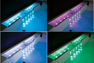 Vierkante Bad Whirlpool Tubs Met Led Licht, Digitale Controle Acryl Luxe Sexy Massage Bad - Product Image 3