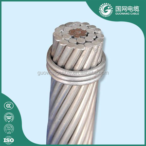IEC61089 Standar ACSR Bare Konduksi Aluminium Overhead Stranded 95mm2,120mm2,182mm2 ACSR Pinguin Kabel ACSR