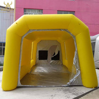 Stand de pulvérisation portable, tente gonflable de peinture pour garage, voiture et camion, 1 pièce