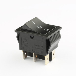 Interrupteur à bascule 16A 250vac KCD2 6 broches 3 positions marche arrêt marche T85 1e4 - Product Image 1