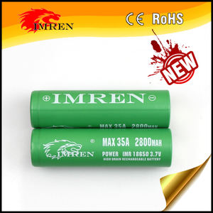 IMREN 2800 mah <span class=keywords><strong>3</strong></span>,7 v High Power Kapazität Wiederaufladbare 35A 18650 Lithiun Ionen - Product Image 1