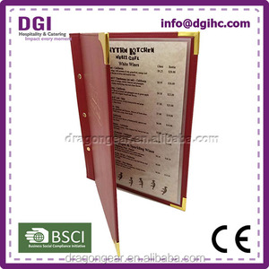 <span class=keywords><strong>Restaurante</strong></span> <span class=keywords><strong>hotel</strong></span> equipo lujo menú Carpeta de cuero para <span class=keywords><strong>la</strong></span> <span class=keywords><strong>venta</strong></span> - Product Image 6