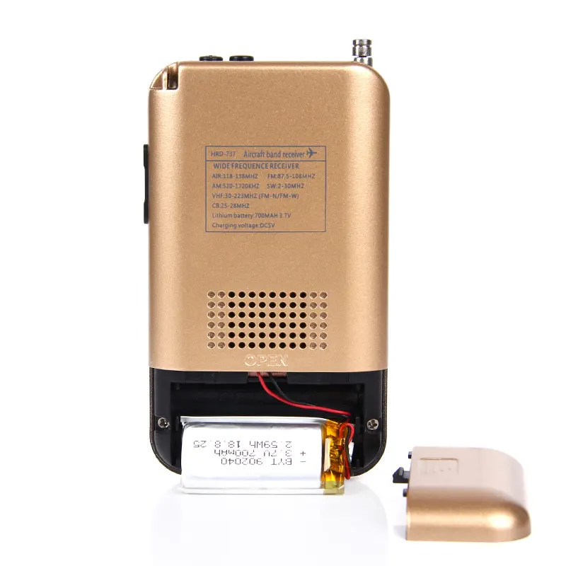 Rádio amador sem fio portátil cb para aviação doméstica