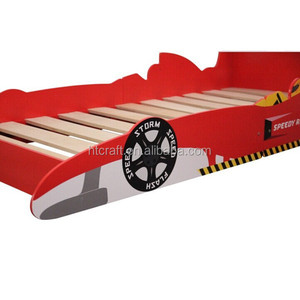 HT-SCSB01 Neueste Kinderzimmer möbel Holzbett coole Betten zum Verkauf in Rennwagen form