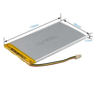 중국 공급 업체 5268115 3.7v <span class=keywords><strong>5000mah</strong></span> 울트라 얇은 lipo 배터리 충전식 폴리머 리튬 배터리 최고의 가격 - Product Image 3