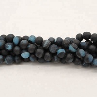 10mm फैशन काले और ब्लू महासागर सुलेमानी दौर मोती गहने बनाने के लिए