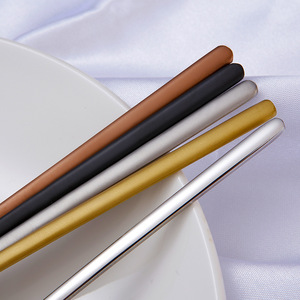<span class=keywords><strong>Cucchiaino</strong></span> da <span class=keywords><strong>Caffè</strong></span> in Acciaio Inossidabile Lucido e Colorato, Oro/Oro Rosa/Nero - Product Image 6