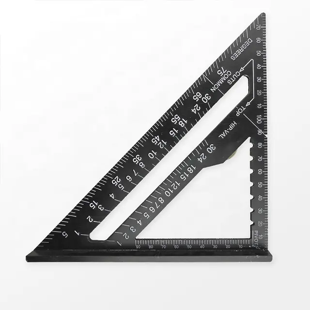 Tried Tested Aluminium Roofing Speed Square Level Ruler 6" 150mm 