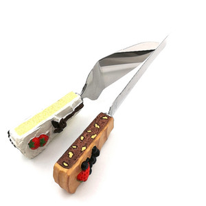 ชุดอุปกรณ์ทำขนมสแตนเลส ที่ตักเค้ก มีดเนย สำหรับ<span class=keywords><strong>พาย</strong></span> พิซซ่า ชีส มีดตัดเค้กแต่งงาน - Product Image 4