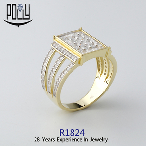 Chinesische Fabrik Massiv 18 Karat Massivgold Schmuckringe Großhandelspreis - Product Image 2