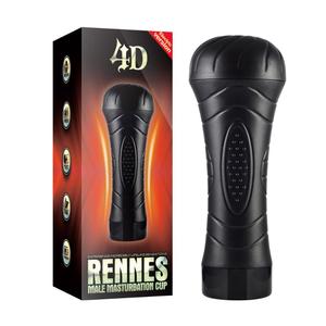 2018 Fabrik preis 4d Leistungs starke Masturbation Cup Sexspielzeug Gummi muschi für Männer
