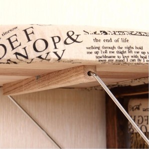 Wicker Iron Rack Wooden Wall Foldable <strong>Ironing</strong> <strong>Board</strong> <strong>in</strong> <strong>Cabinet</strong> - Product Image 4
