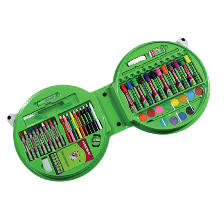 Набор цветных книг и мелков