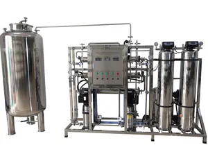 250L/H double stage lab distilled water machine ro water treatment system plant price for dialysis