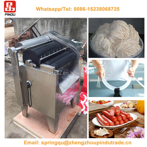 Stainless Steel Daging Babi Usus Ayam Gesekan dan Membersihkan Mesin Usus Scraper