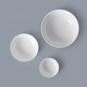 High Quality European Style Strong Wedding Hall White Porcelain Wholesale Price White <strong>Cereal</strong> <strong>Bowl</strong> Dinner <strong>Set</strong> - Product Image 2