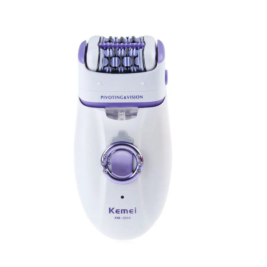 Epilator elektrik 2 in 1 untuk wanita, mesin penghilang bulu badan 220 240V pencukur dapat diisi ulang untuk wanita