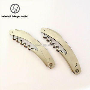 Ouvre-bouteille à vin chinois multifonctionnel durable personnalisé avec garantie de qualité, tire-bouchon intégré, couteau en acier inoxydable argenté - Product Image 5