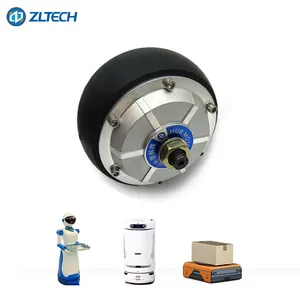 ZLTECH Electric Wheel Motor Kit Built-in 1024 Encoder Brushless DC Single Shaft 4.5 Inch 24V Hub Motor Kit For Serve Robot