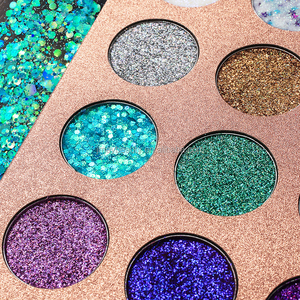 MSDS Certification <strong>and</strong> Mineral Ingredient Mermaid <strong>Star</strong> Powder Form Glitter Eyeshadow <strong>Palette</strong> 24 Color - Product Image 6