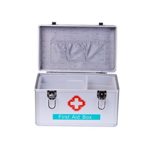 <span class=keywords><strong>Caja</strong></span> Médica Vacía de 16 Pulgadas, Estuche Organizador para Botiquín de <span class=keywords><strong>Primeros</strong></span> <span class=keywords><strong>Auxilios</strong></span>, <span class=keywords><strong>Caja</strong></span> de Aluminio para Botiquín de <span class=keywords><strong>Primeros</strong></span> <span class=keywords><strong>Auxilios</strong></span> - Product Image 3
