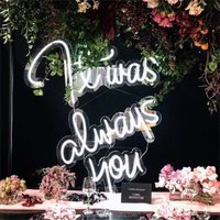 Lettres lumineuses électroniques chinoises attrayantes, personnalisées, étanches, en acrylique, avec éclairage LED néon, pour la décoration intérieure/extérieure des centres commerciaux